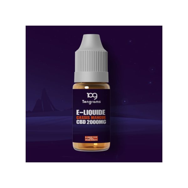 E-liquide CBD - Cassis mangue (Cannabidiol)