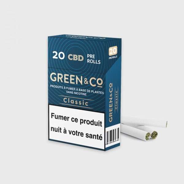 Cigarettes Green&Co - Classic (Cannabidiol)