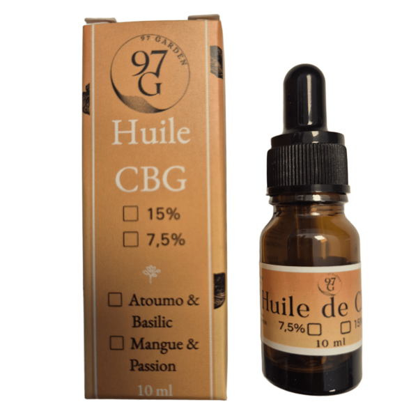Huile CBG 15% - Atoumo & Basilic