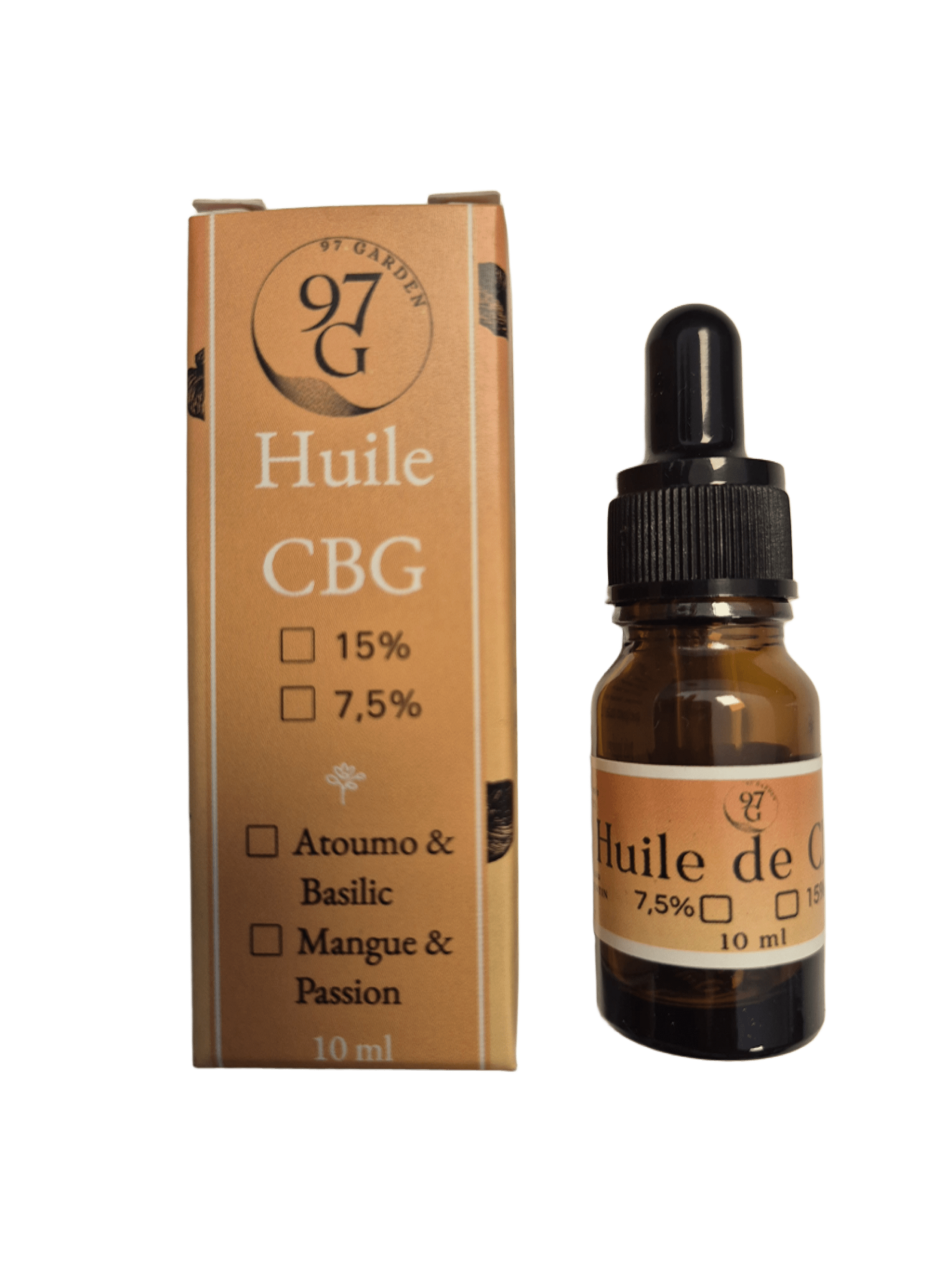 Huile CBG 7,5% - Atoumo & Basilic