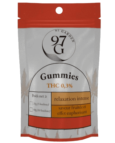 Gummies THC 0,3% - Paquet de 5 - 10mg